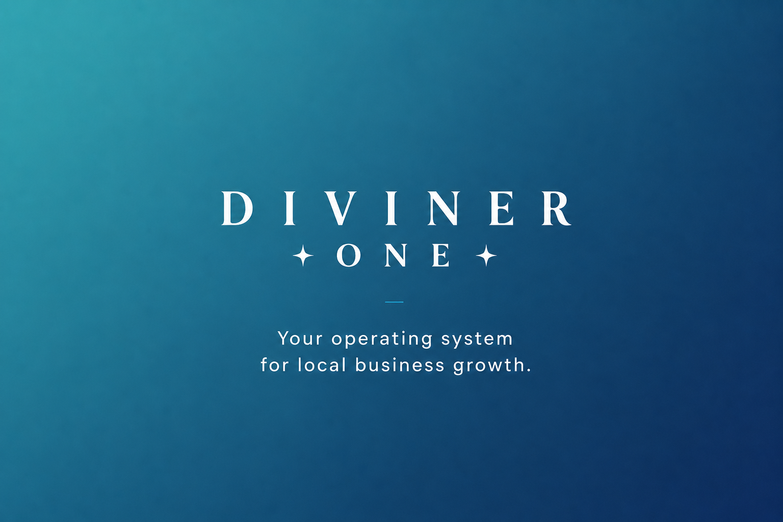 Diviner One — your operating system for local business growth