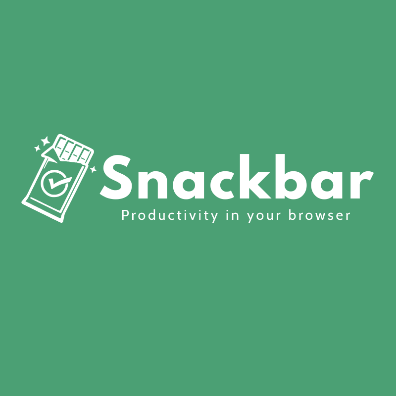 Snackbar — Productivity in your browser